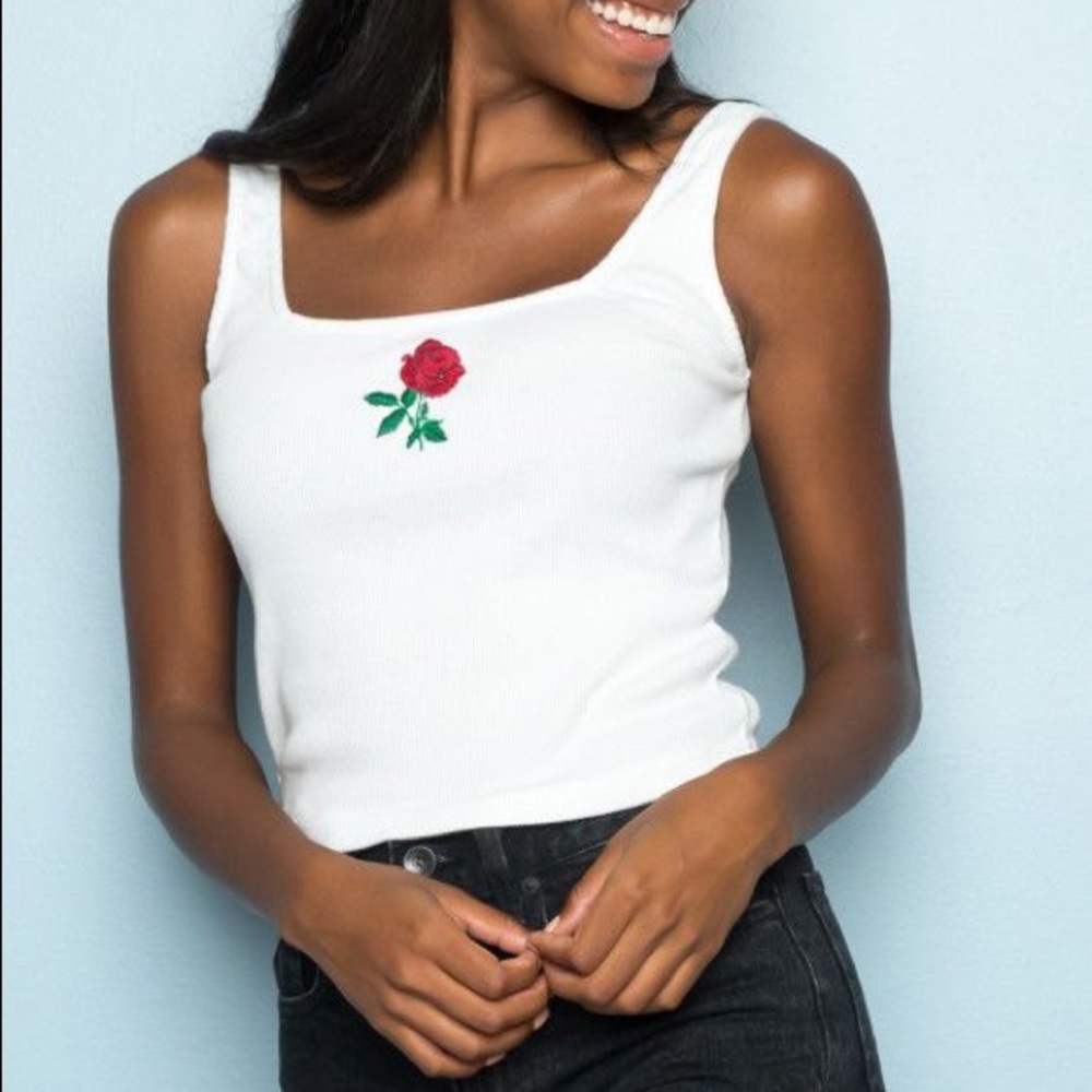 Brandy Melville Rose Tank Top